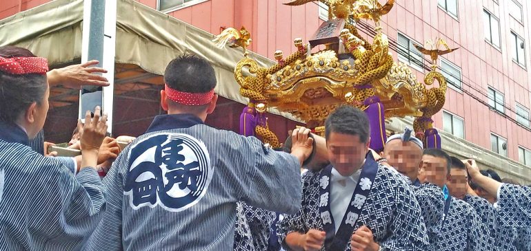 牛島神社のお祭りです